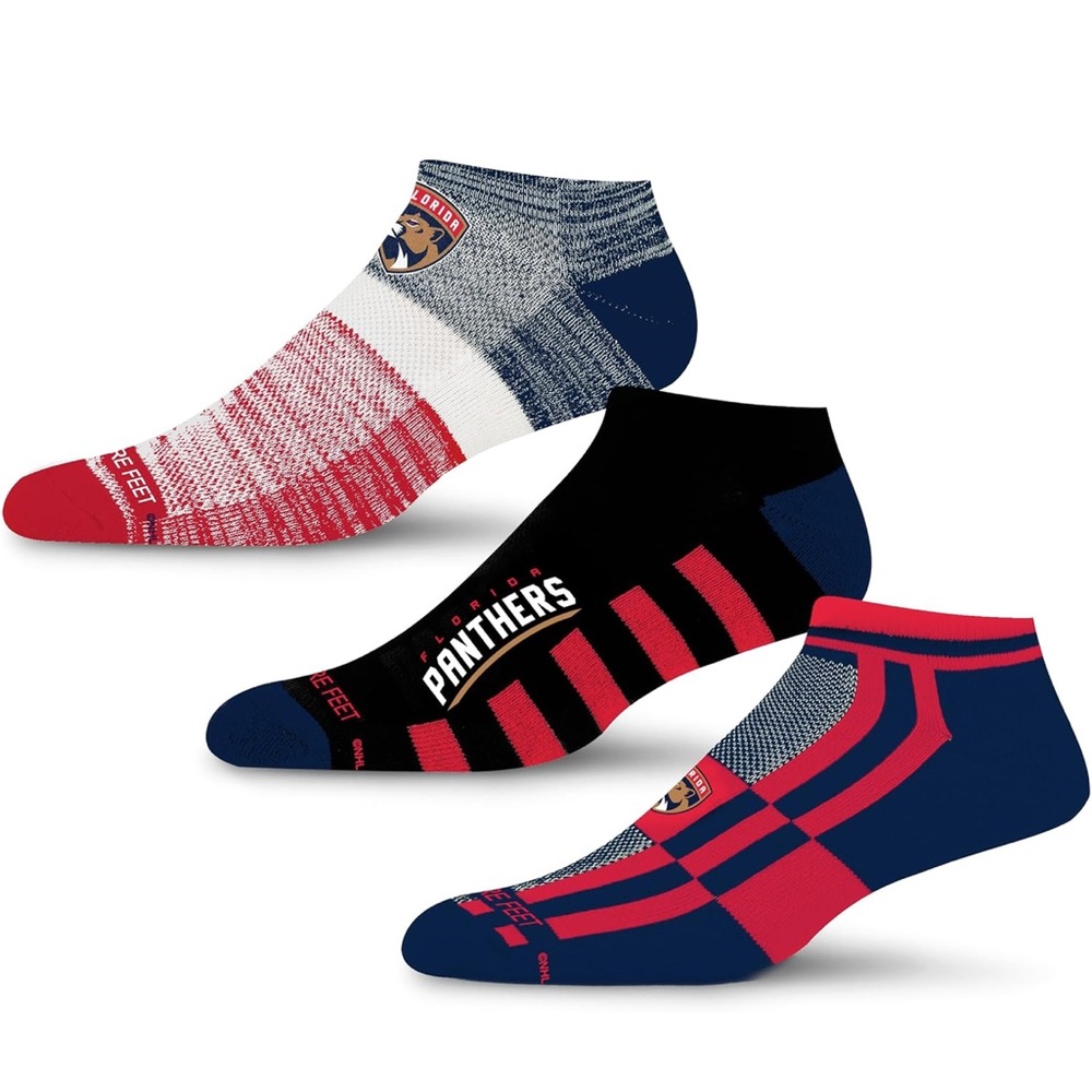 NHL Florida Panthers Athletic Socks - Red, Blue, Black